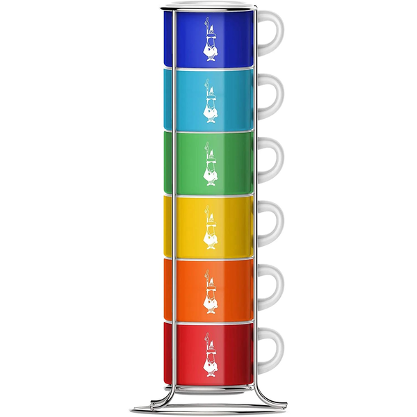 Sada 6 šálok Bialetti Color Pre Espresso