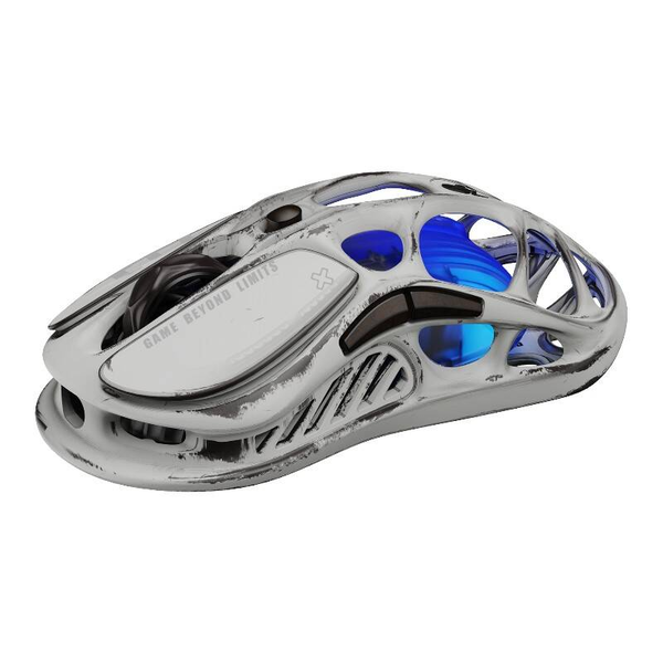 Mouse gaming wireless GravaStar Mercury M1 Pro, senzor PAW 3395, 26000 DPI, gri