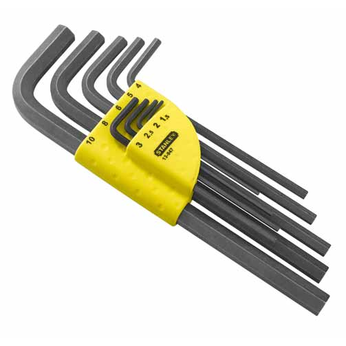 Stanley hosszú imbuszkulcs készlet 1,5-10mm 9db/cs (1-13-947)