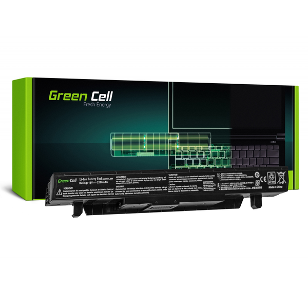 Green Cell AS84 Asus FX-PLUSxxx/GL552xxx/ZX50xxx notebook akkumulátor 2200 mAh
