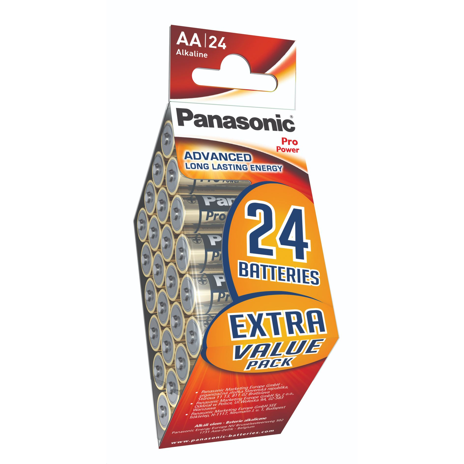 Panasonic 1.5V Alkáli AA ceruza elem Pro power (24db / csomag) (LR6PPG/24PD) (LR6PPG/24PD)
