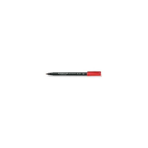 STAEDTLER Folienstift Lumocolor perm M rot 10 Stück