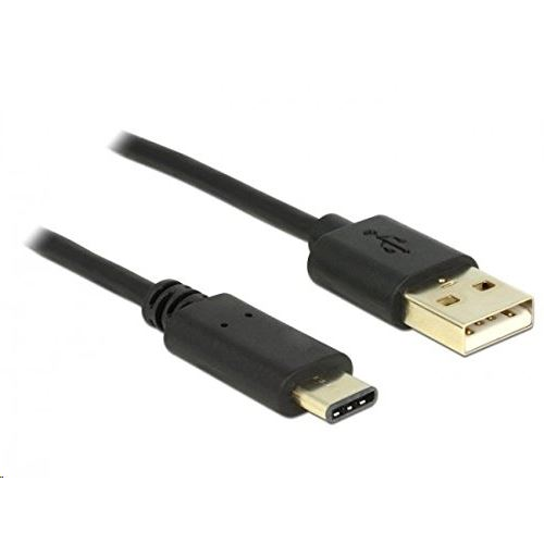 USB Kabel Delock A -> C St/St 0.50m schwarz
