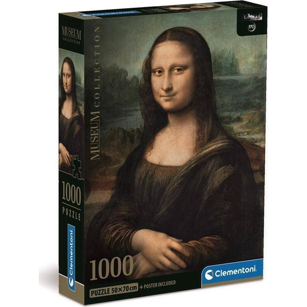 Clementoni Museum Collection Leonardo Mona Lisa Puzzle 1000 pz Arte