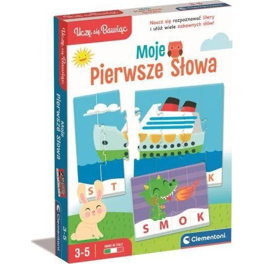 Oktatójáték Kirakós Az Első Szavaim Lengyelül Tanulok Clementoni 50770 Játékkal  28348 (560160)