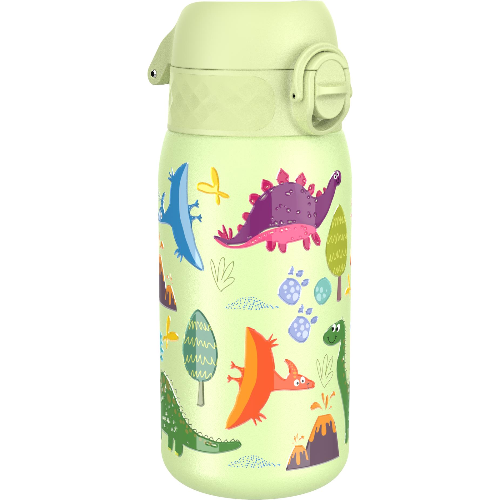 ion8 Leak Proof Dinosaurs, 400ml - rozsdamentes acél (ION-SS400PGDINO)