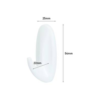 3M Command kis tervezőhorog Fehér (17082FGN) (17082FGN)