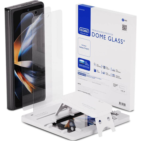 EDZETT ÜVEG Whitestone DOME ÜVEG 2 CSOMAGOS GALAXY Z Fold 5 CLEAR