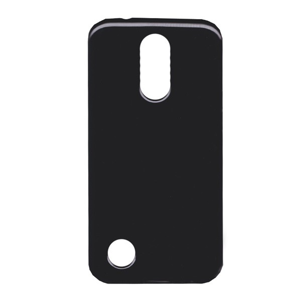 Szilikon telefonvédő (matt) FEKETE [LG K10 (2017) M250n] (5996457696949)