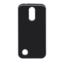 Szilikon telefonvédő (matt) FEKETE [LG K10 (2017) M250n]