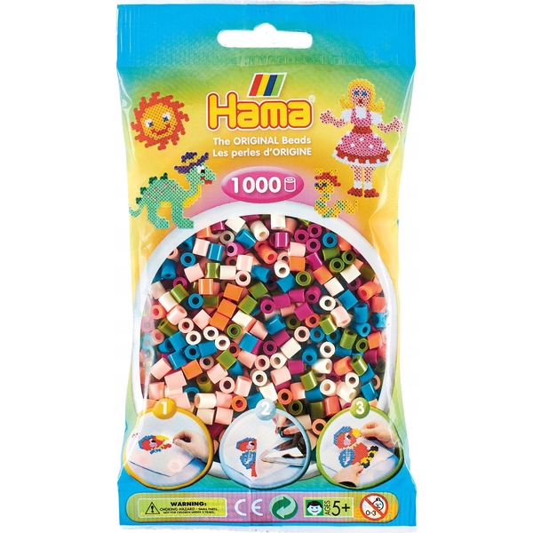 Hama Beads Hama midi koralik 1000stk mix 58