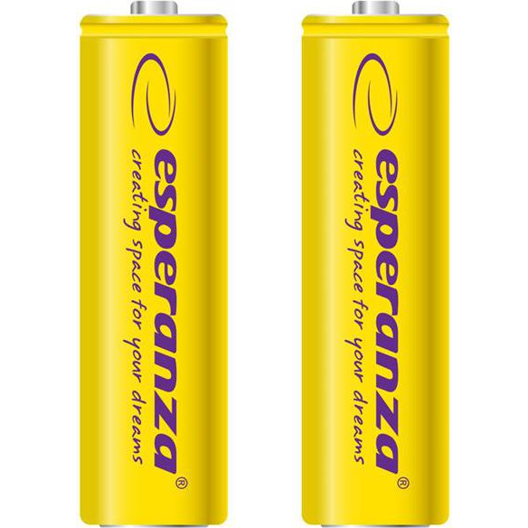 Esperanza EZA103Y Újratölthető Ni-MH Ceruzaelem AA 2000mAh 1.2V (2db/csomag)
