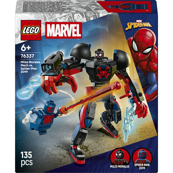 Stavebnica LEGO 76337 Marvel Super Heroes Miles Morales vs. Spider-Man 2099