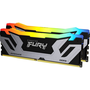 48GB 8400MT/s DDR5 RAM Kingston FURY Renegade Silver/Black RGB CUDIMM XMP CL40 (2x24GB) (KF584CU40RSAK2-48)