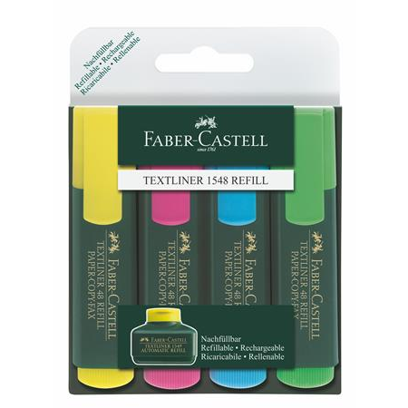 Faber-Castell Textliner 48 1-5mm Szövegkiemelő - Vegyes 4 db (154804)