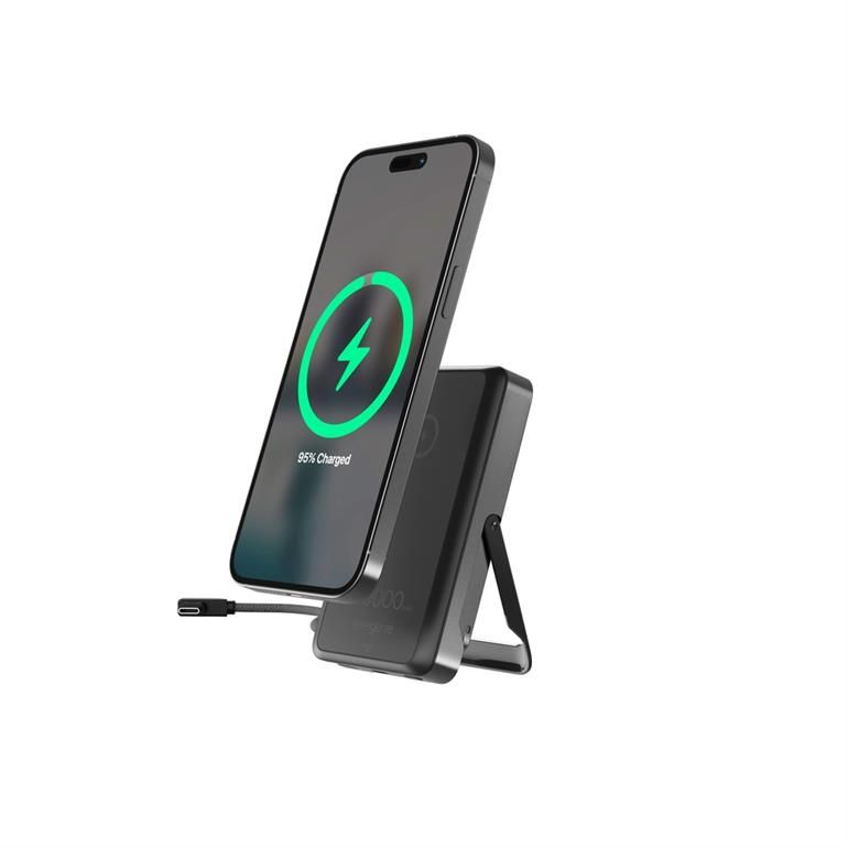 Външна батерия Gembird PB10-WPC15MS-01 10 000 mAh, черна