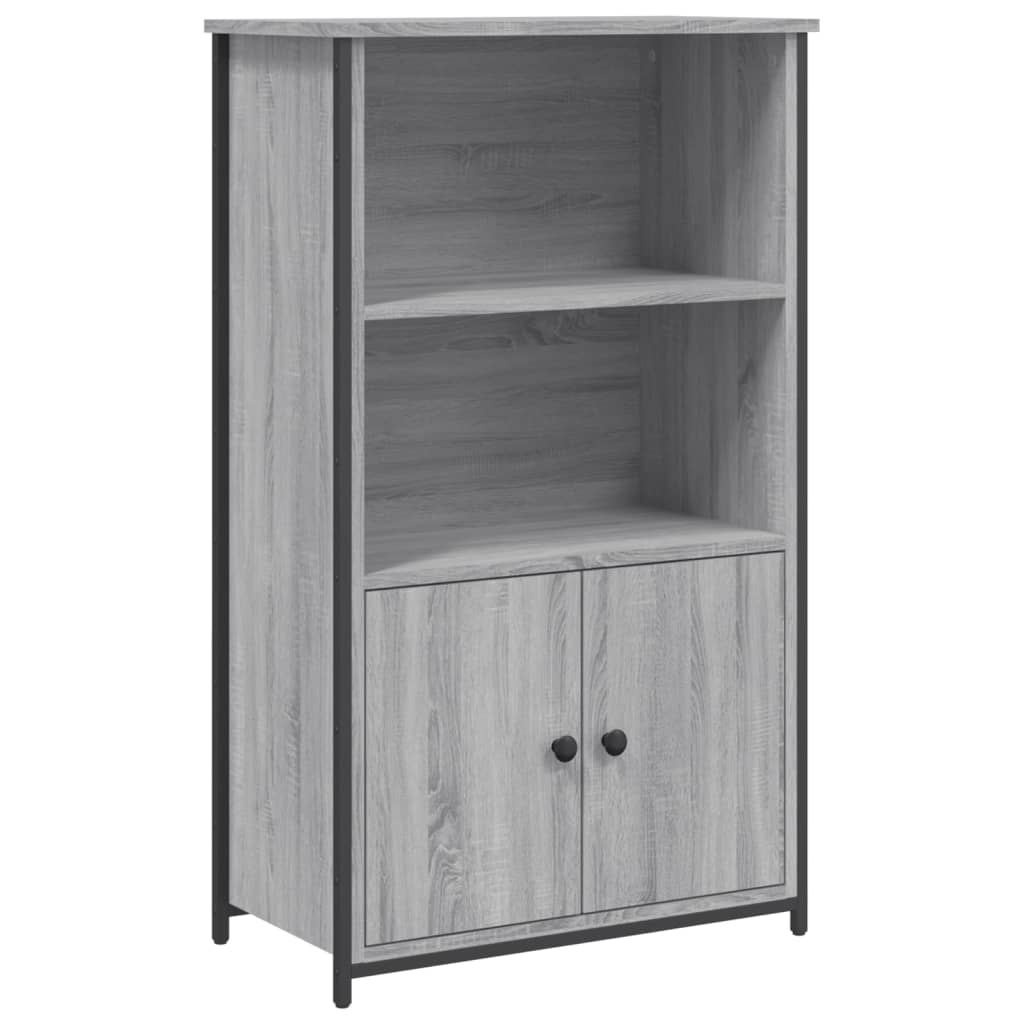 szürke sonoma szerelt fa magasszekrény 62 x 32 x 103,5 cm (834218)