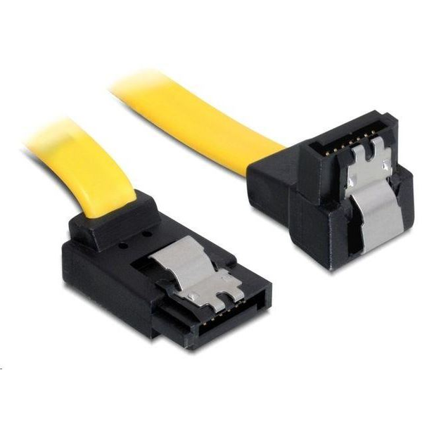 Delock SATA 6 Gb/s Kabel oben gewink auf unten gewink 30 cm