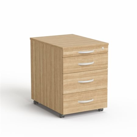 Mayah Freedom SV-15 Görgős konténer 4 fiókos Kőris (SV-15/IBXK15K)