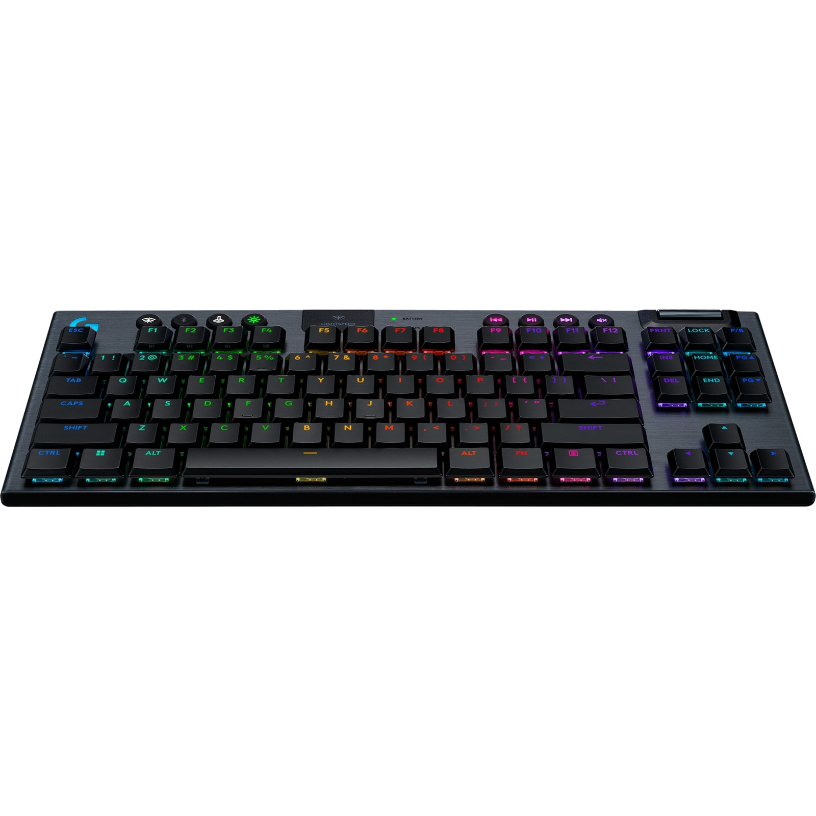 Logitech G915 X LIGHTSPEED TKL Mechanikus Linear Switch Vezetékes + Wireless Billentyűzet DE - Fekete (920-012744)