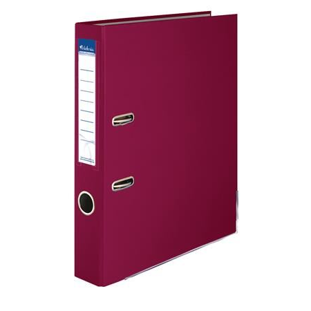 Victoria Basic iratrendező 50mm, A4, élvédő sínnel bordó (IDI50BO) (IDI50BO)