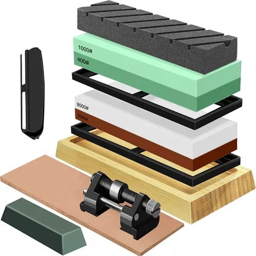 Brúska na nože Ruhhy z prírodného kameňa 400/1000