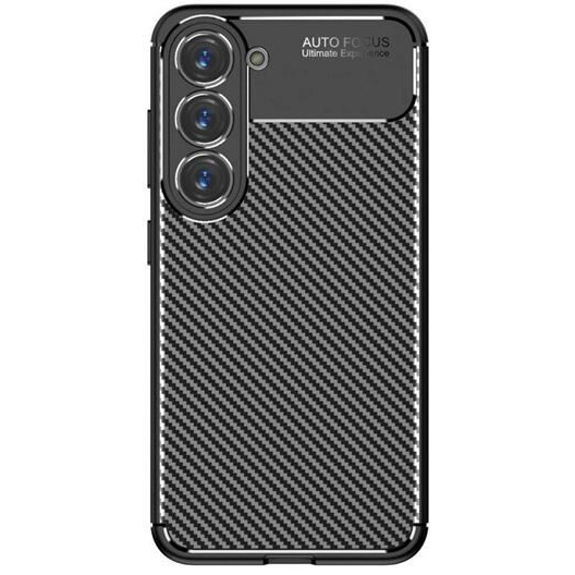 Gigapack Samsung Galaxy S23 (SM-S911) karbon mintás szilikon tok fekete (GP-134833) (GP-134833)