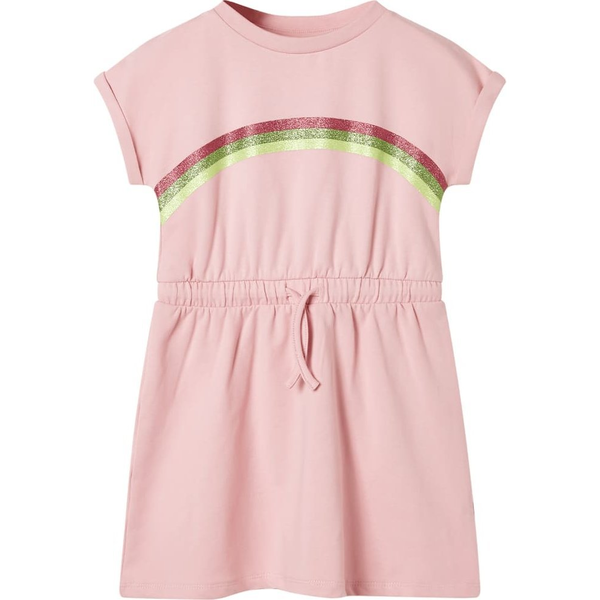 Világos rózsaszín gyerekruha húzózsinórral 116