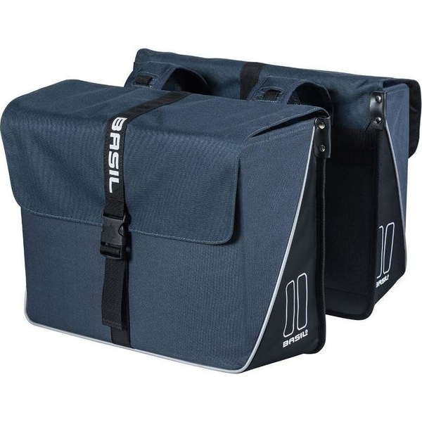 Basil Alforjas Forte Reflectante Impermeable Azul 35l