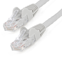 StarTech N6LPATCH50CMGR síťový kabel Šedý 0,5 m Cat6 U/UTP (UTP)