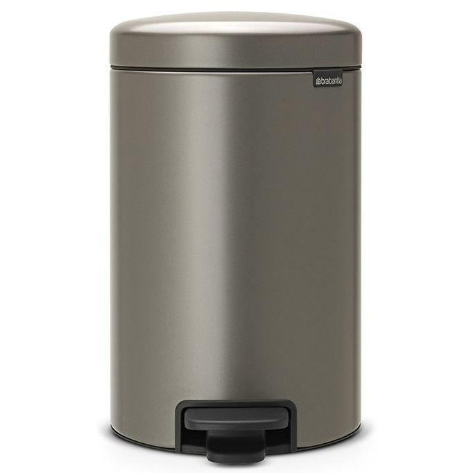 Brabantia NewIcon pedálos szemetes, 12 l, platina színű (113628)
