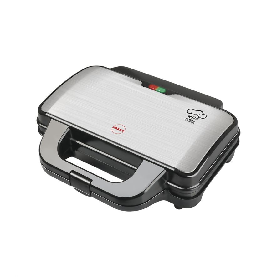 Vaflovač Eldom 05WA100s 1000 W, strieborný/sivý