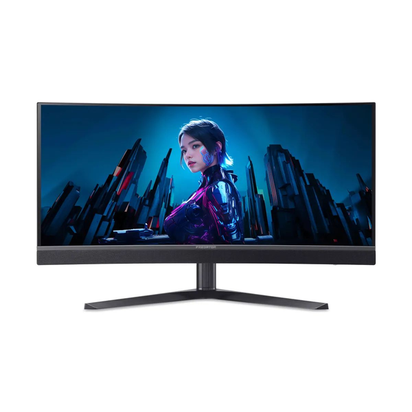 Acer 34 INCH (86CM) OLED 3440X1440 1800R CURVED SCREENTFT 360HZ 0.0 computer monitor UltraWide Quad HD Zwart