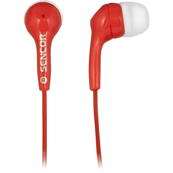 Sluchátka do uší Sencor SEP 120 RED