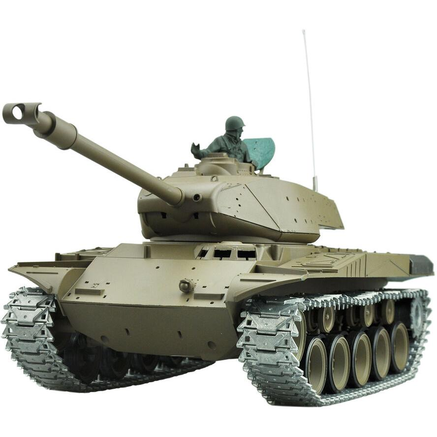 Amewi RC Panzer M41 Walker Bulldog Távirányítós tank LED fénnyel 1:16 - Zöld (23045)