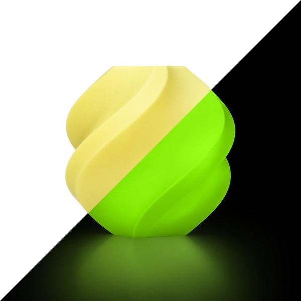 Filament Bambu Lab PLA Glow 1,75mm 1kg - w zestawie z wielorazową szpulą - Glow Yellow}