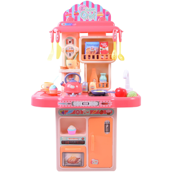 Aga4Kids MR6136 műanyag konyha, rózsaszín