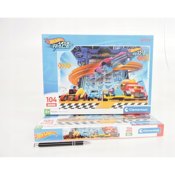 Hotwheels 104db-os super puzzle - Clementoni