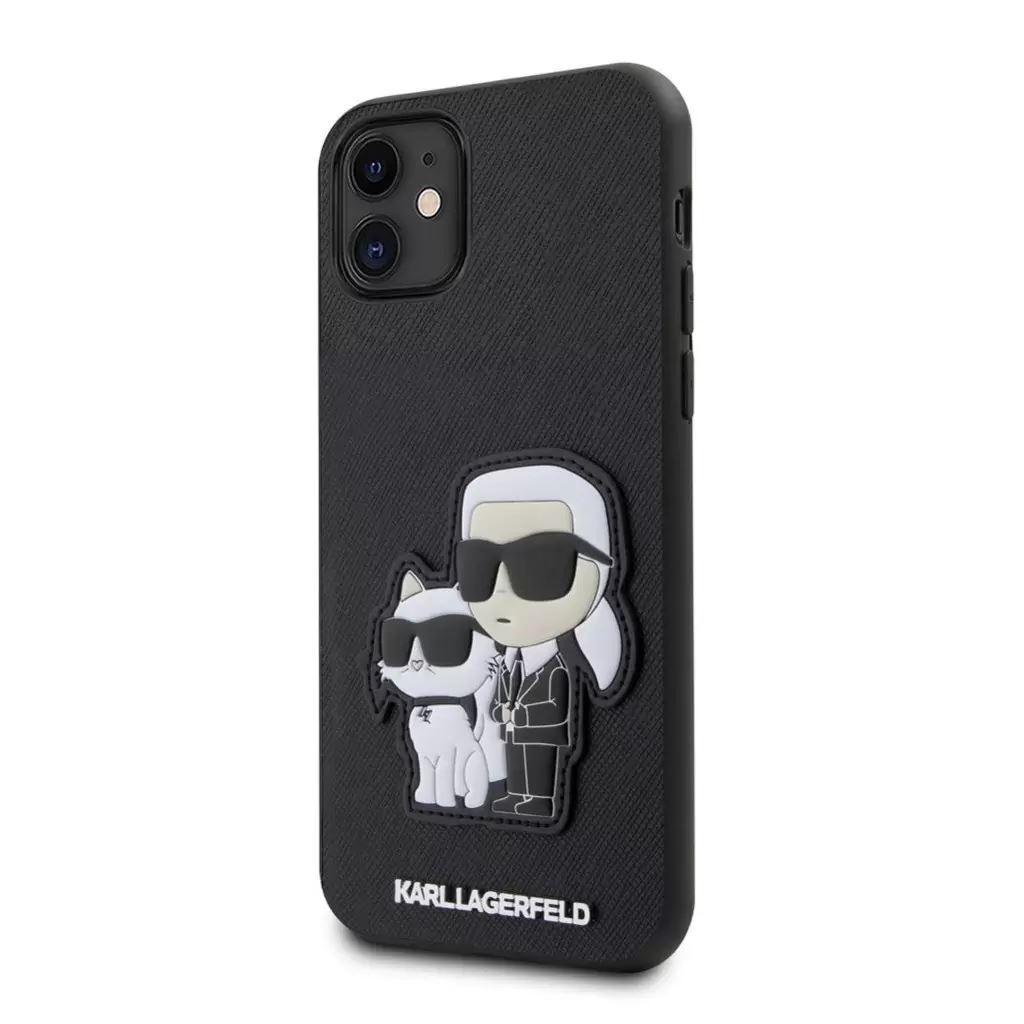 Karl Lagerfeld Apple iPhone 11 tok fekete (KLHCN61SANKCPK) (KLHCN61SANKCPK)