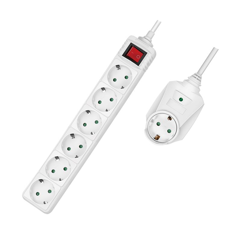 LogiLink elosztó 7 aljzat 2m fehér (LPS274) (LPS274)