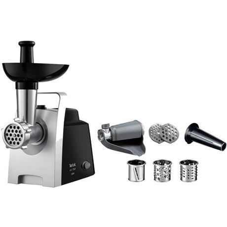 Tefal HV1 NE1098 tritacarne 1400 W Nero, Argento