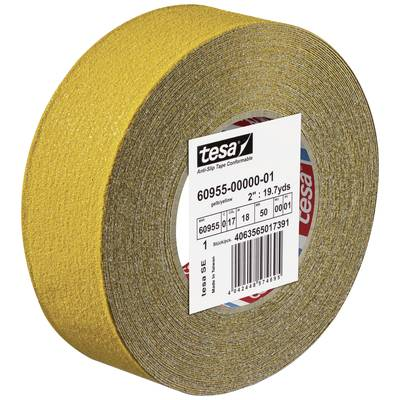 Tesa ANTI-RUTSCH (60955-00000-01) Csúszásmentesítő szalag ® Sárga (H x Sz) 18 m x 50 mm 1 db (60955-00000-01)