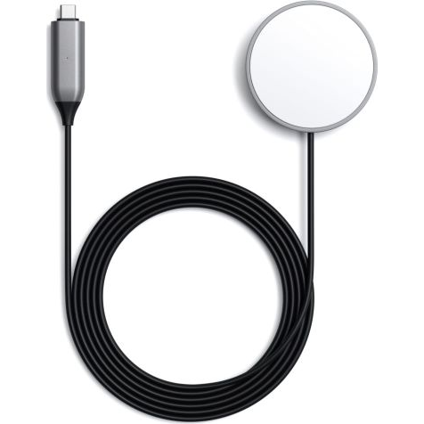Satechi Magnetic Wireless Charging Cable space gray