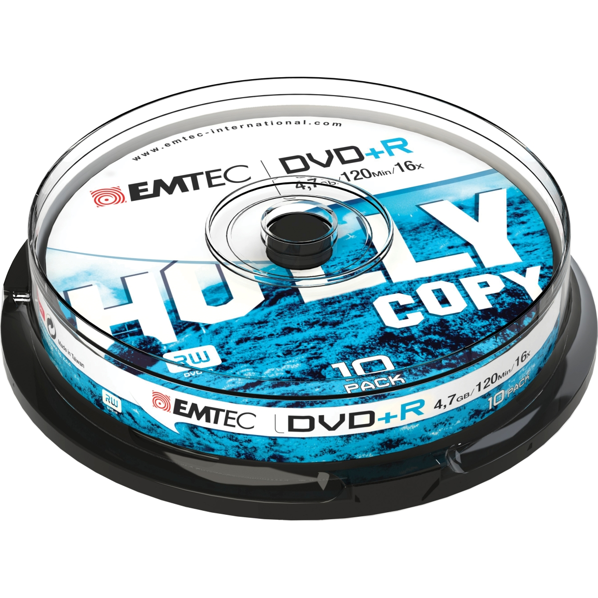 Emtec DVD+R 4,7GB 16x Holly Copy 10 pcs Cake Box