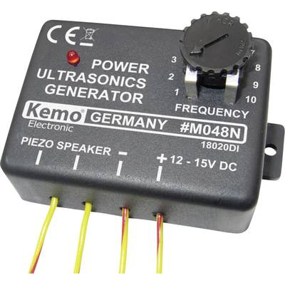 Ultrahang generátor modul, 12V, max. 25m, 10-40 kHz, Kemo M048 (M048)