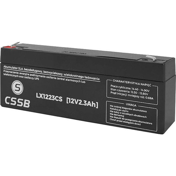 CSSB Akumulator 12V 2.3Ah (LX1223CS)