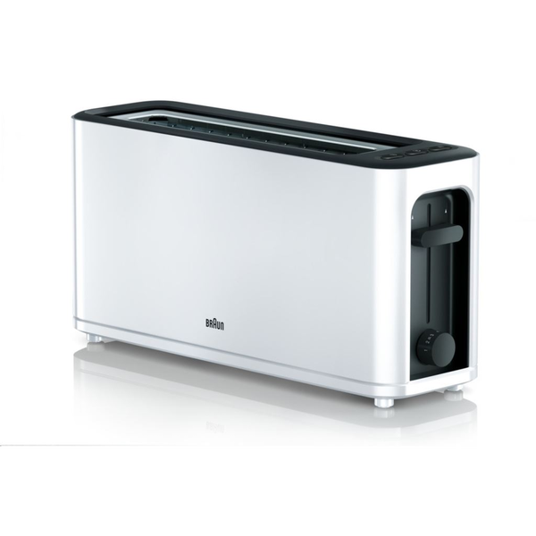 Braun HT3100WH brødrister 1 skive(r) 1000 W Sort, Hvid