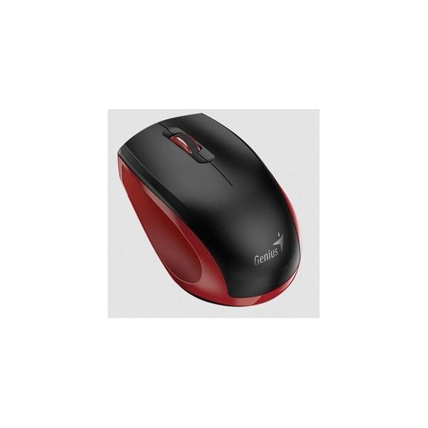 Bezdrátová myš Genius NX-8006S Red Tichý Klik, senzor Blue-Eye,