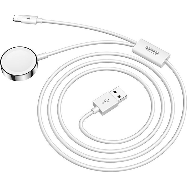 Cable USB 2in1 to Apple Smart Watch 1.5m Joyroom S-IW002S (white)