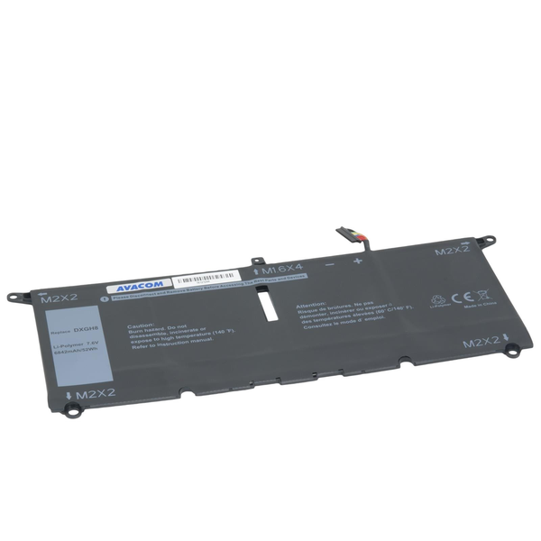 AVACOM Dell XPS 9370, 9380 kompatibilis, Li-Pol, 7,6 V, 6842 mAh, 52 Wh